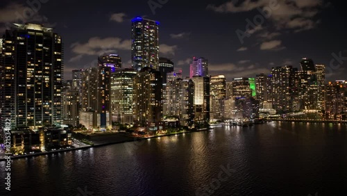 Miami Skyline at night