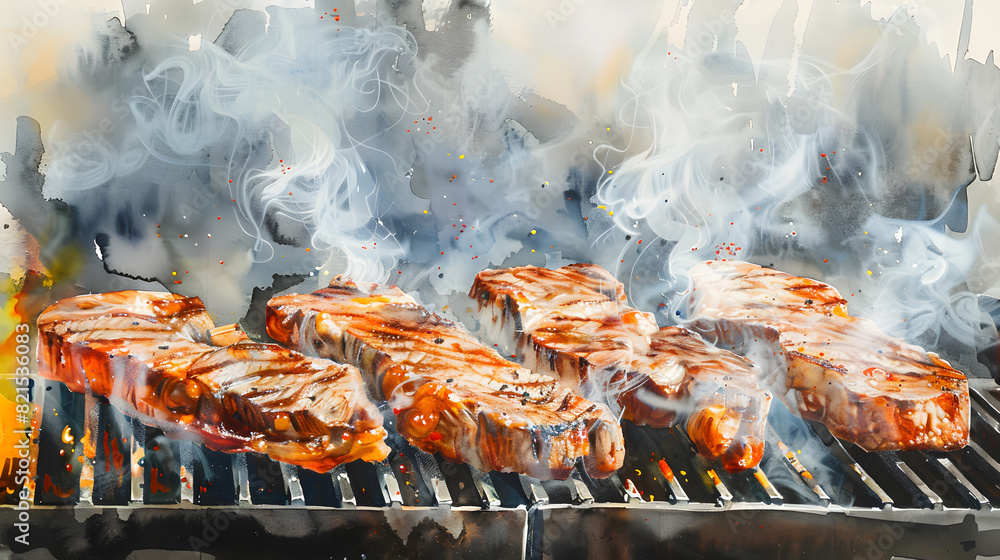 Steak and ingredients for seasoning such as pork, beef, and seasonings and production equipment. Steak and ingredients for seasoning such as pork, beef, and seasonings and production equipment.