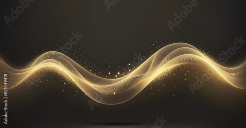 Glorious Golden Oasis: Light Golden Glitter Background Radiating Opulence
 photo