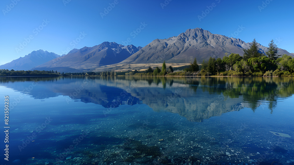 Crystal Clear Lake Reflections