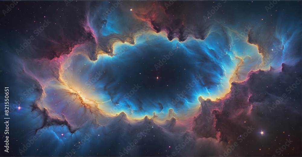 Astral Whispers: Spiral Galaxy Whispering Amidst Azure Nebula
Astral Whispers: Spiral Galaxy Whispering Amidst Azure Nebula