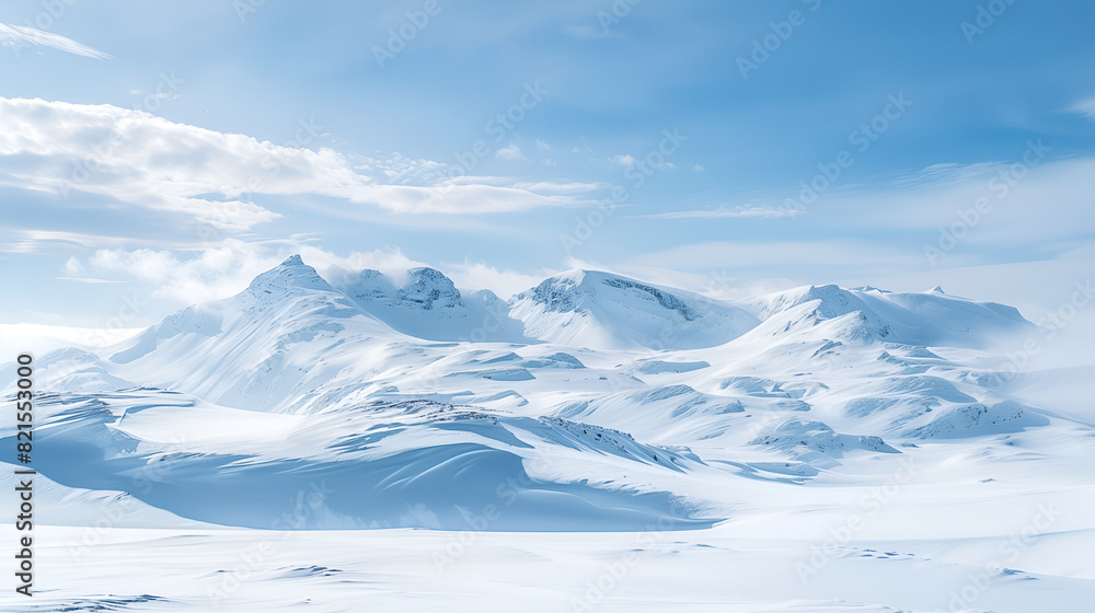 a majestic snowy landscape a majestic snowy landscape