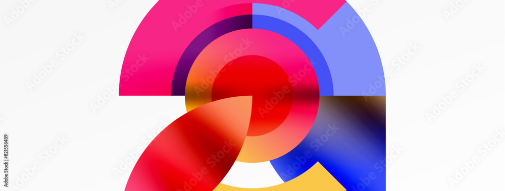 Round elements and circles geometric minimal composition background. Vector Illustration For Wallpaper, Banner, Background, Card, Book Illustration, landing page Round elements and circles geometric minimal composition background. Vector Illustration For Wallpaper, Banner, Background, Card, Book Illustration, landing page