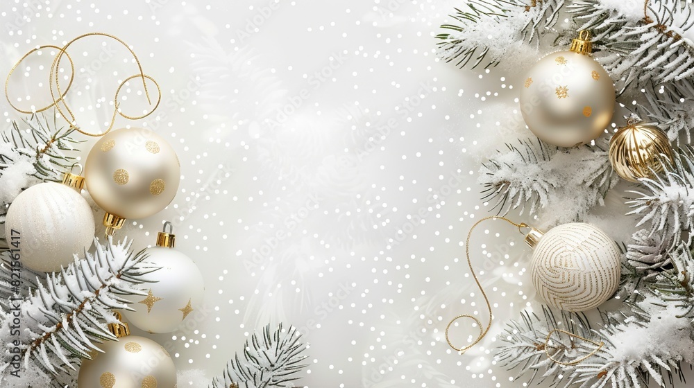 Christmas background with white Christmas background with white