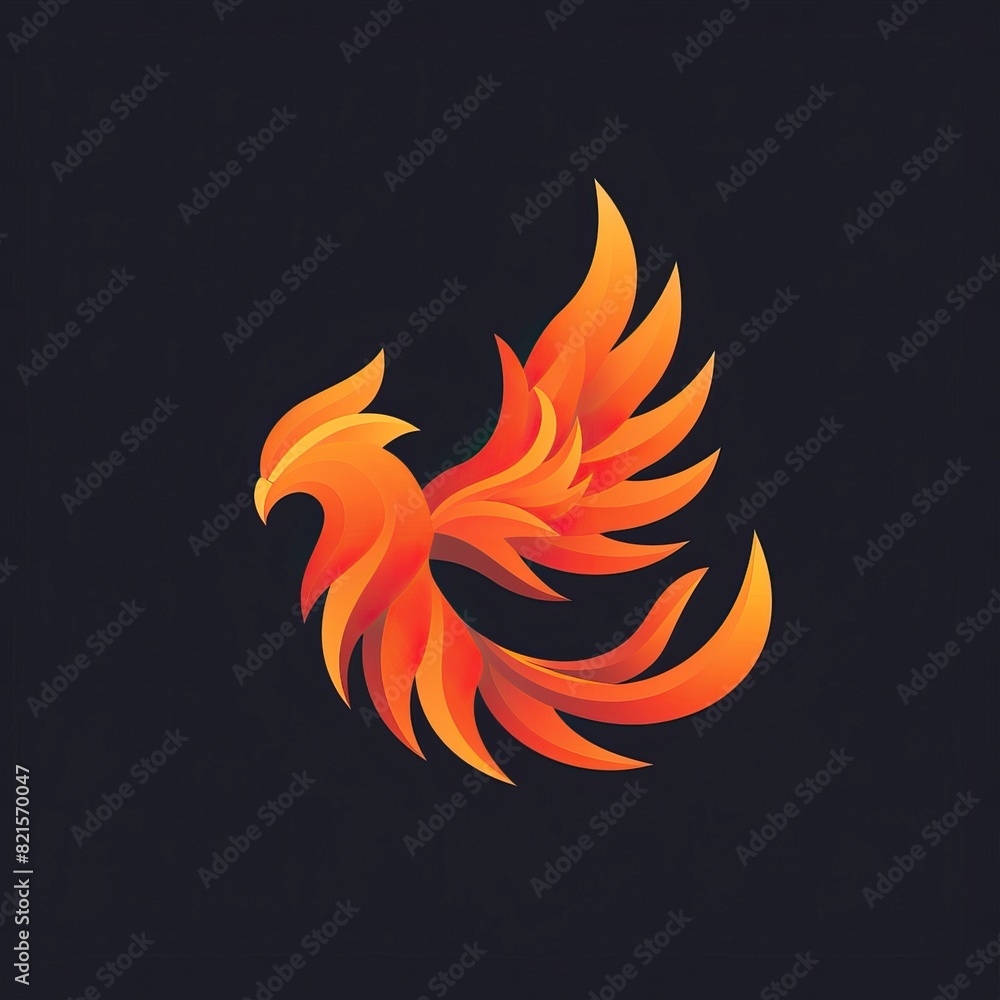 Charming Illustration Phoenix Logo Concept, Logo Design Charming Illustration Phoenix Logo Concept, Logo Design