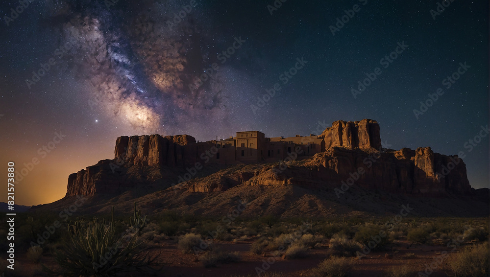 Obraz premium Desert night sky (1)