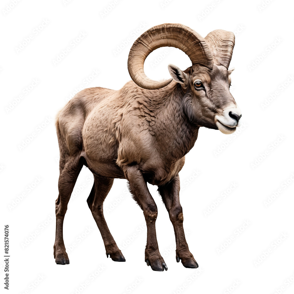 Bighorn sheep Isolated on transparent background PNG Generative AI Bighorn sheep Isolated on transparent background PNG Generative AI