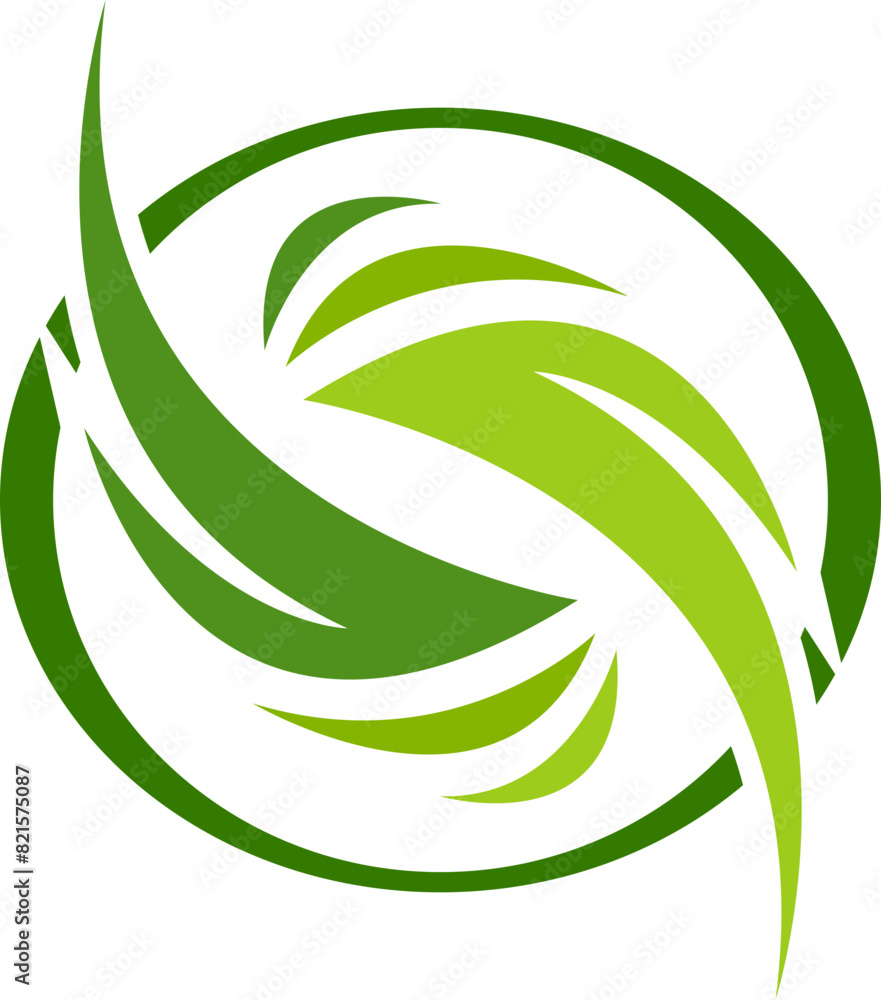 Nature Leaf Icon Element Nature Leaf Icon Element
