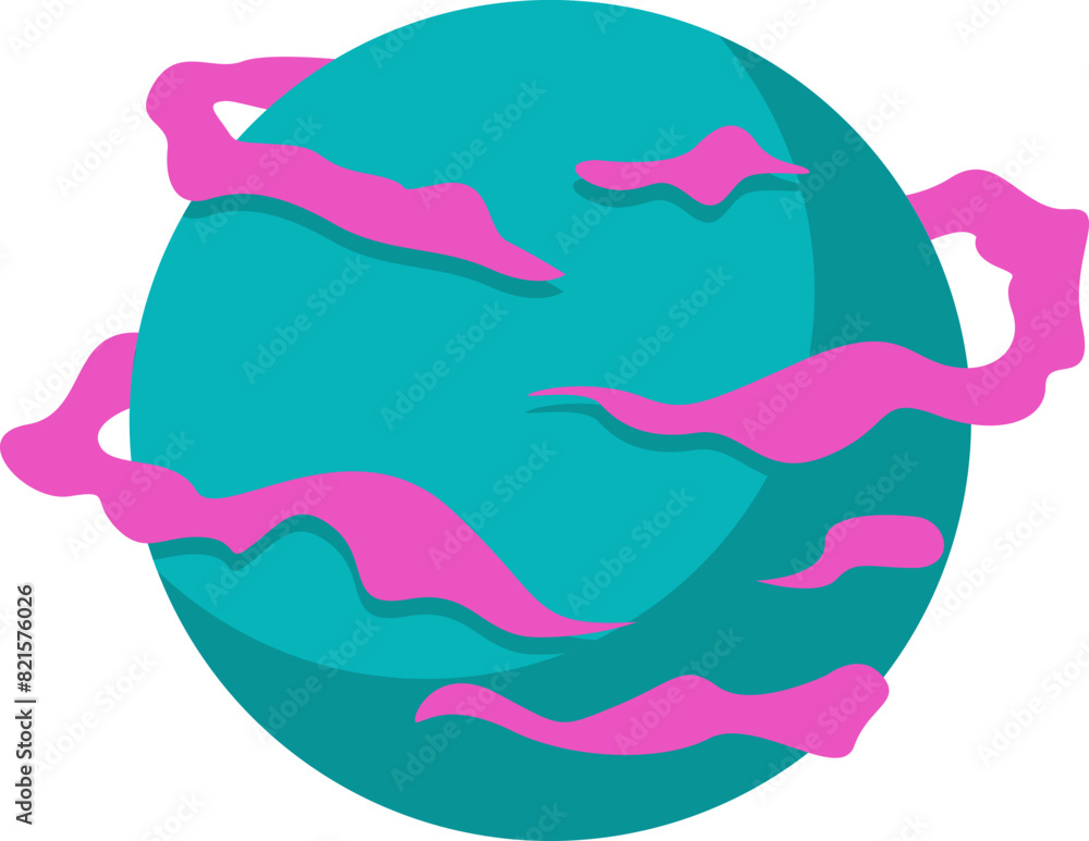 Obraz premium Planet Space Illustration Element