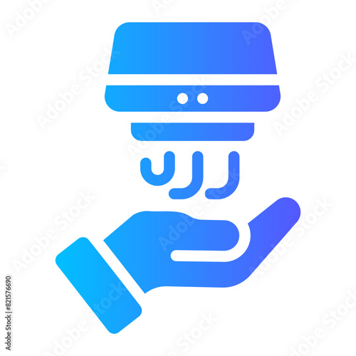 hand dryer Gradient icon