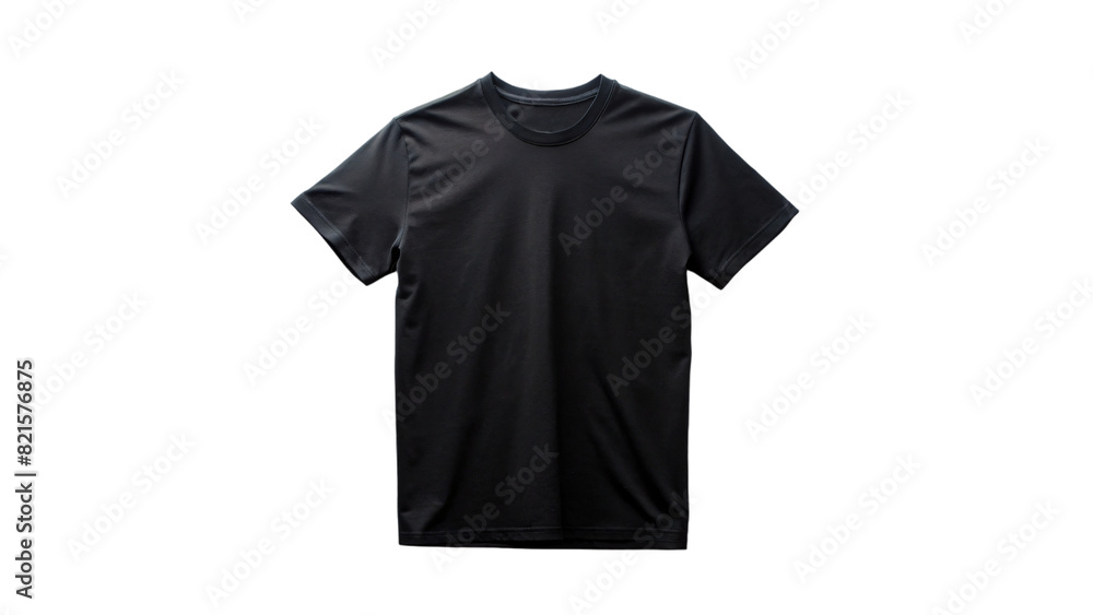Blank black casual t-shirts for design template Blank black casual t-shirts for design template