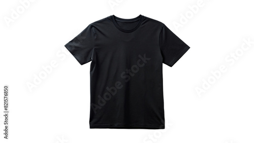 Blank black casual t-shirts for design template © Uncle-Ice