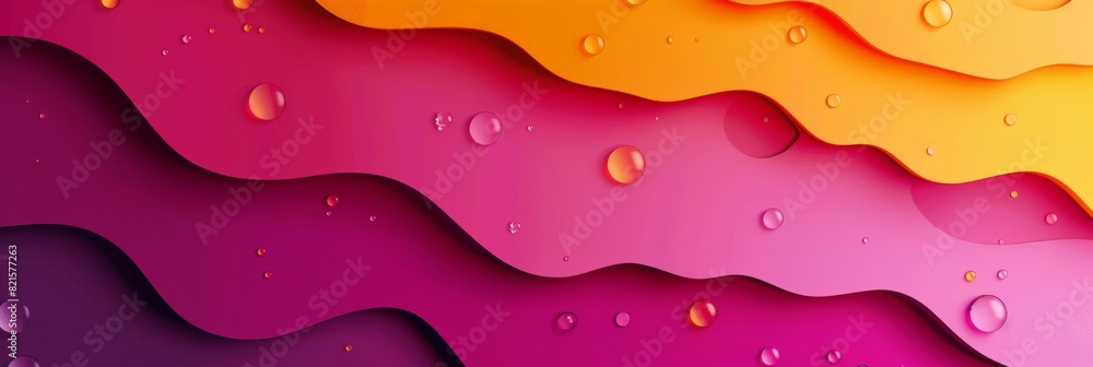 Fototapeta premium Futuristic Melting Patterns in Psychedelic Colors: Digital Art for Tech and Modern Installation, Utilizing AI Tools