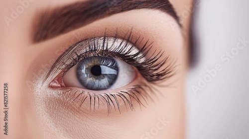 beautiful eyeballs of a beautiful woman