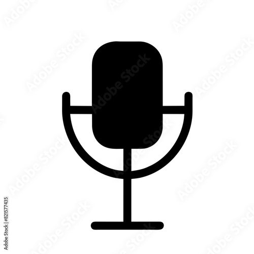 microphone isolated on white