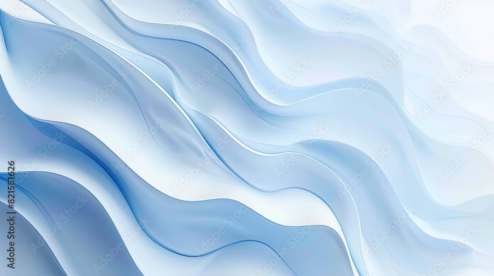 Fototapeta premium modern light mode of white and accents of blue professional gradient background for website