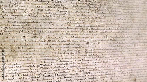 Magna Carta document animation
