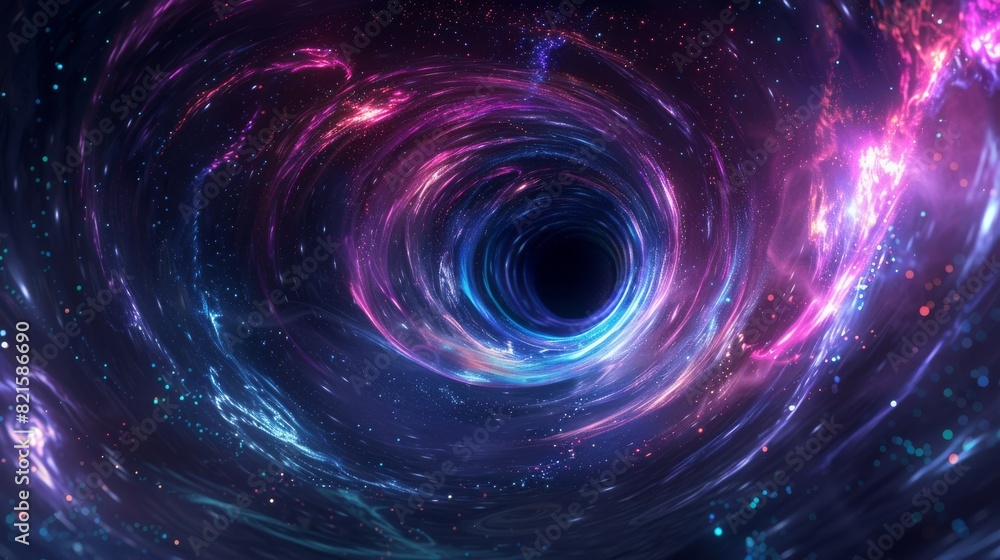 abstract colorful black hole background abstract colorful black hole background