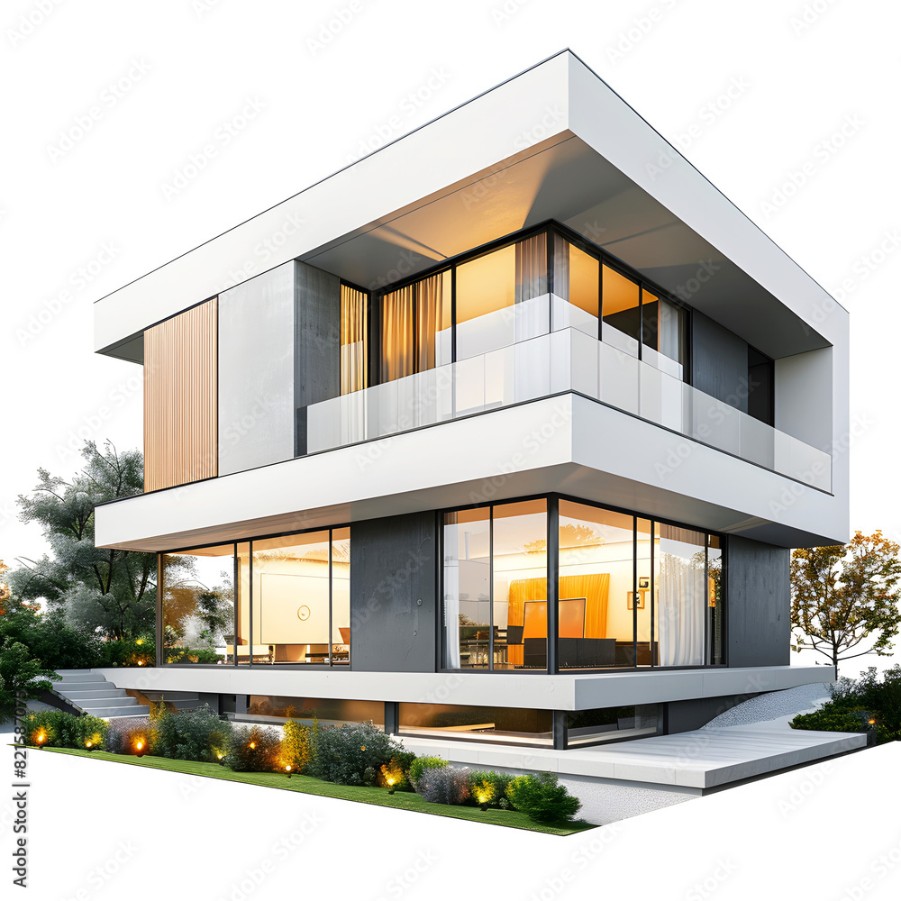 Family houses with beautiful porch american style,3d rendering of modern house,Mini house model,Luxury modern house isolated on white background,Real estate concept,illustration,46 Family houses with beautiful porch american style,3d rendering of modern house,Mini house model,Luxury modern house isolated on white background,Real estate concept,illustration,46
