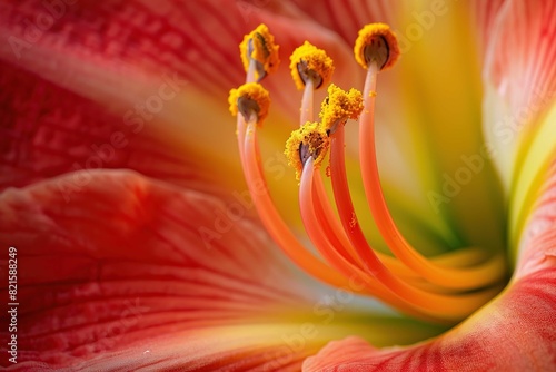 Flower pistil close-up photo