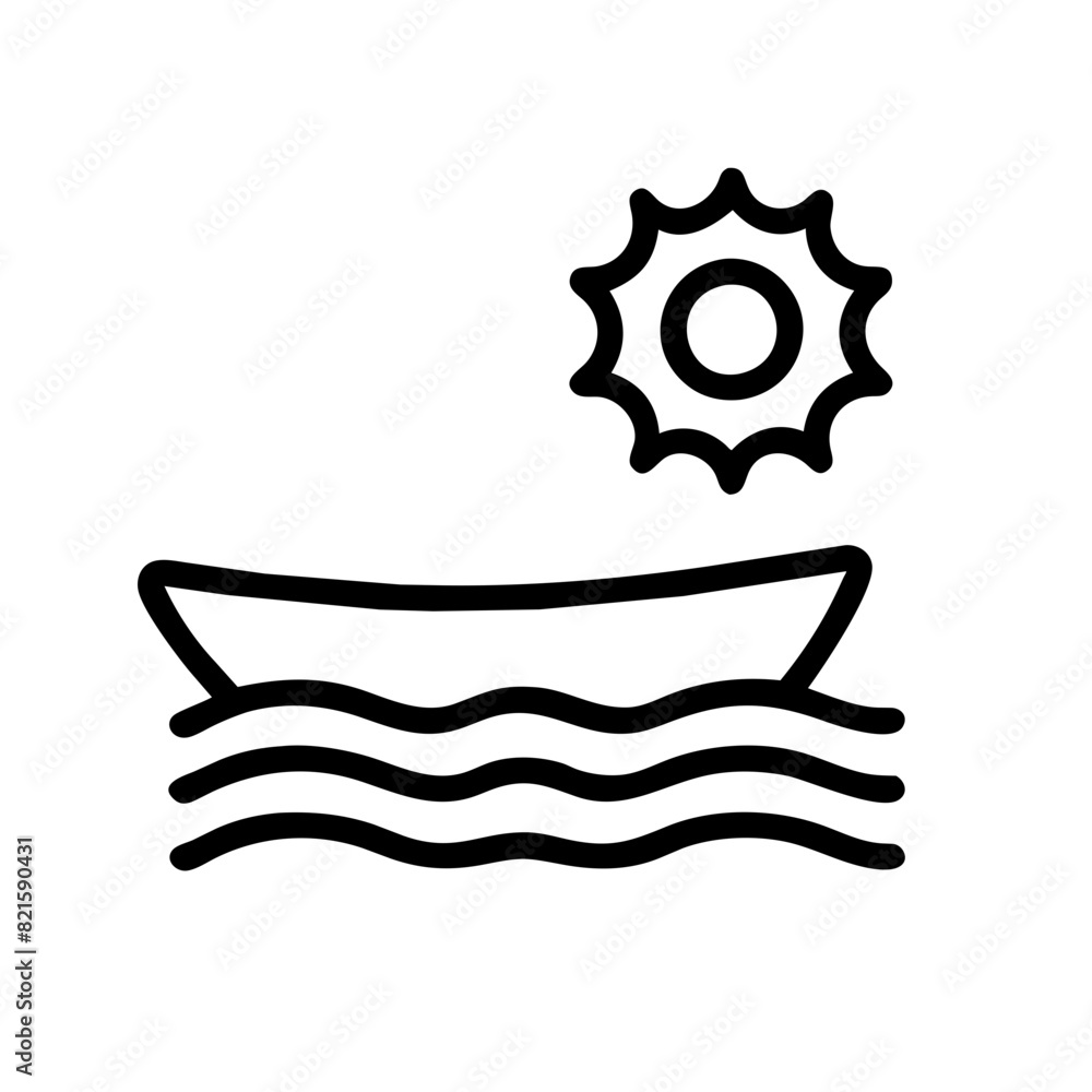 Summer Icon Outline Summer Icon Outline