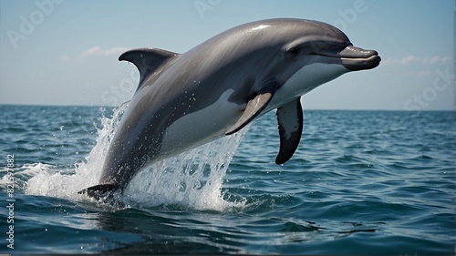 dolphin jumping out of water