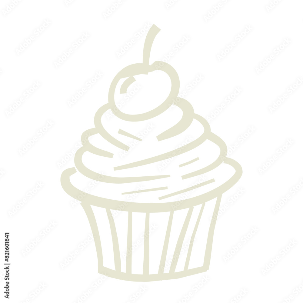 Cherry mousse cupcake Cherry mousse cupcake