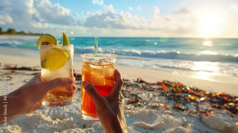 With sand between your toes and a cocktail in hand, life on the beach takes on a new dimension, where every sip is a toast to the simple joys of sunshine, surf, and good company.