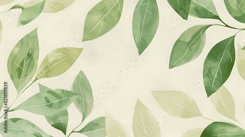 Green leaves background
