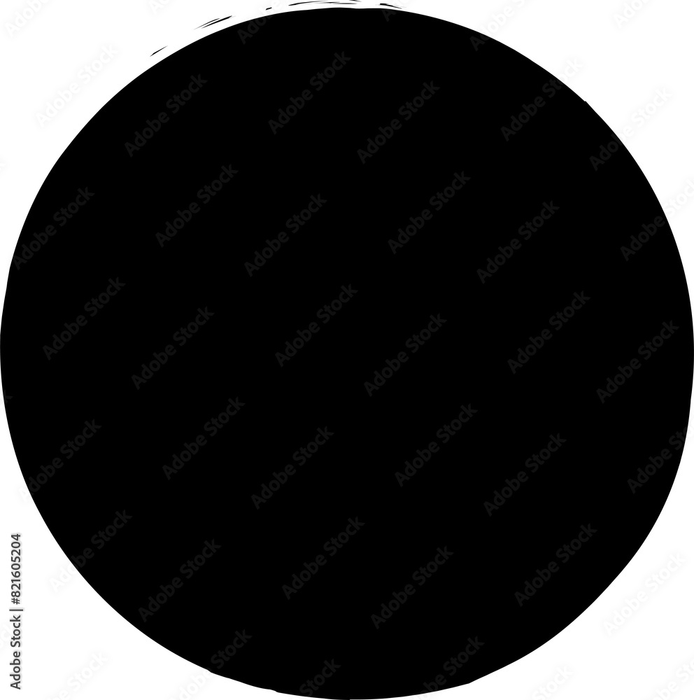 Circle brush for stamp, ink and paintbrush design Circle brush for stamp, ink and paintbrush design
