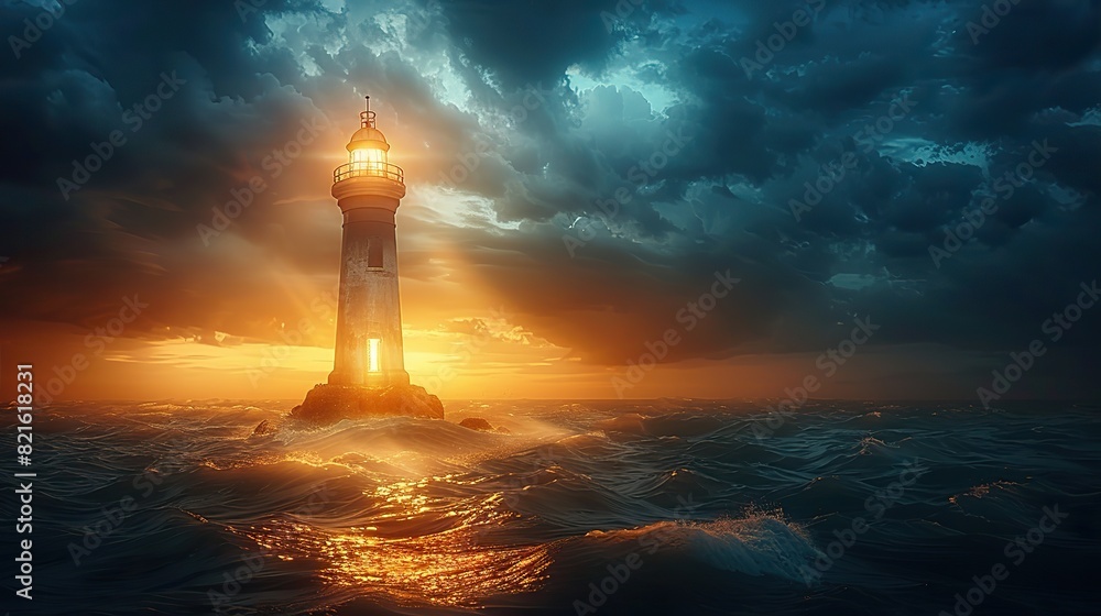 An image of a lighthouse guiding diverse boats, symbolizing the guidance of democratic principles. An image of a lighthouse guiding diverse boats, symbolizing the guidance of democratic principles.