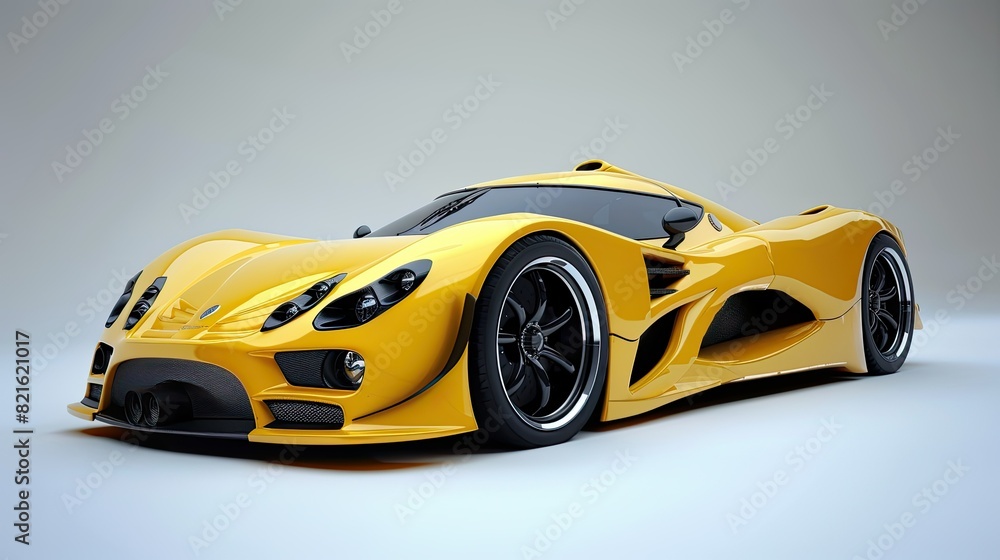 super car 3d render