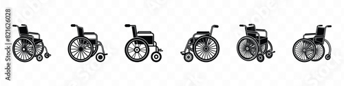 Disabled Handicap icon. Wheel chair icon. Outline wheel chair icon vector. Wheelchair icon set.  Faithfully Designed Wheelchair Icon, wheel chair icon. medical care 
