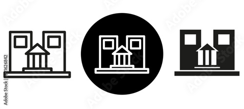 Instituition Icon set, Roman catholic church icon, 