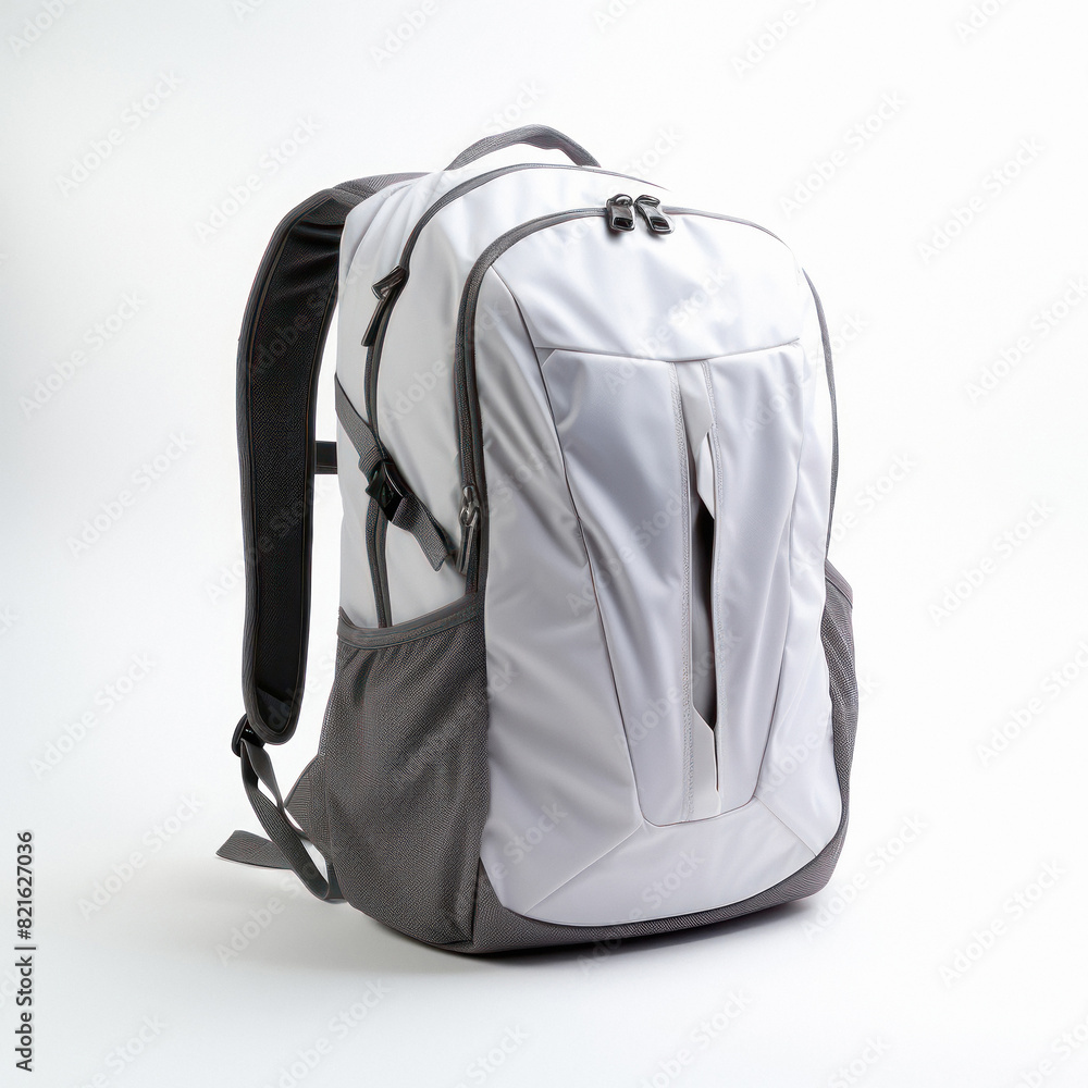 stylish backpack on white background stylish backpack on white background