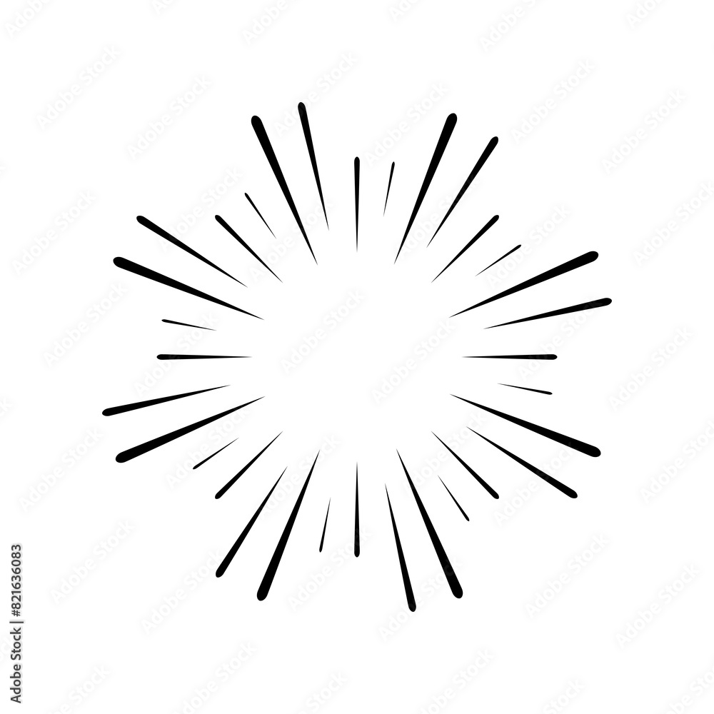 Firework explosion vector flat black simple illustration for web and app on white background..eps Firework explosion vector flat black simple illustration for web and app on white background..eps