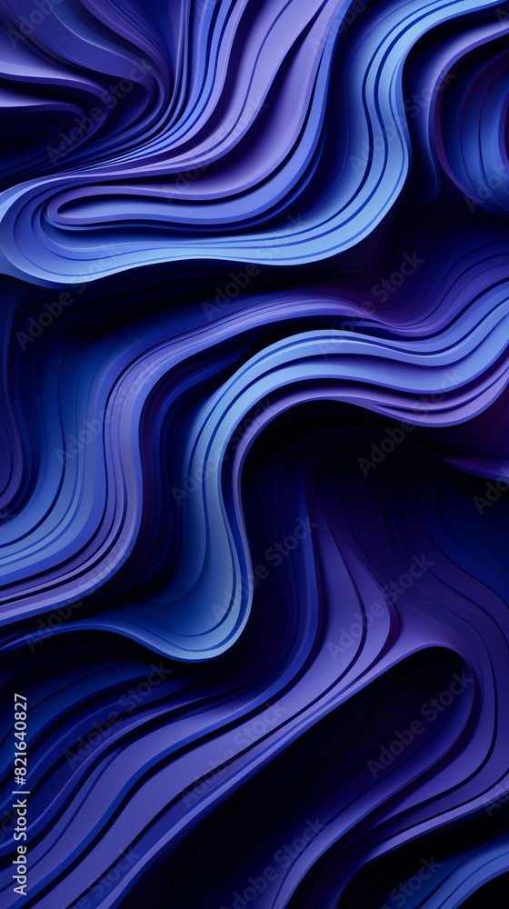 a blue and purple wavy lines