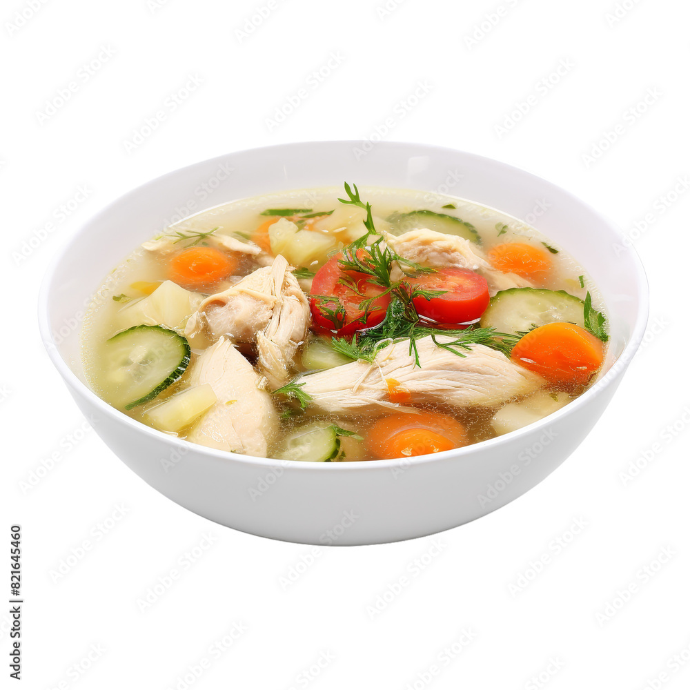 Chicken soup with vegetables Chicken soup with vegetables