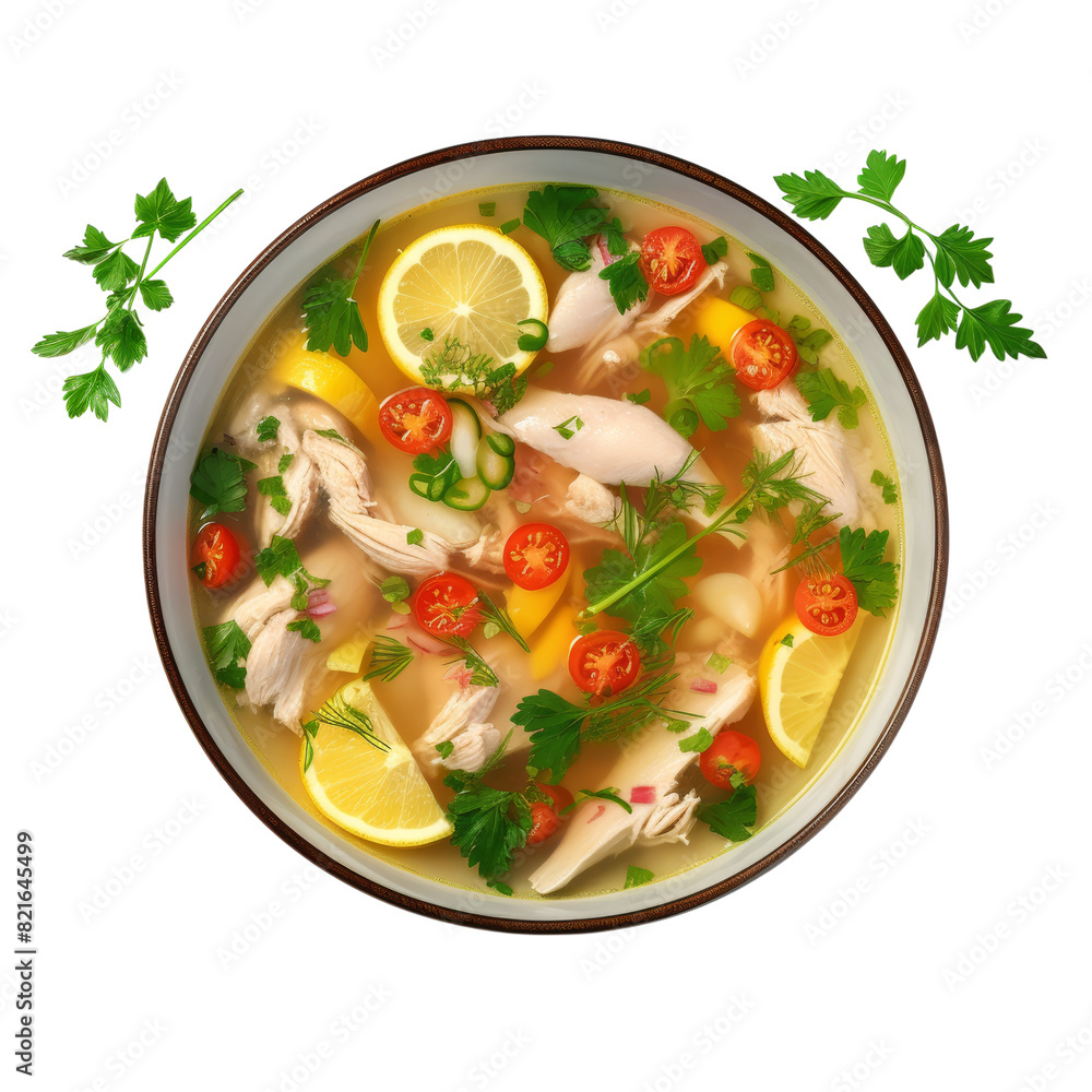 Chicken soup with vegetables Chicken soup with vegetables