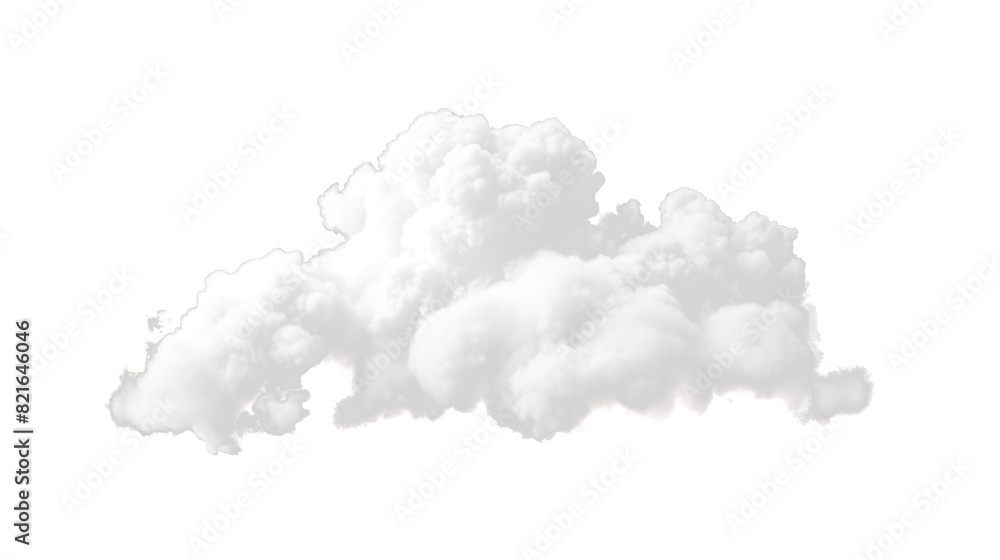 white cloud on transparent background, png Stock Illustration | Adobe Stock