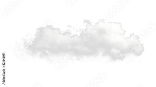 realistic cloud fog overlay isolated on the transparent background