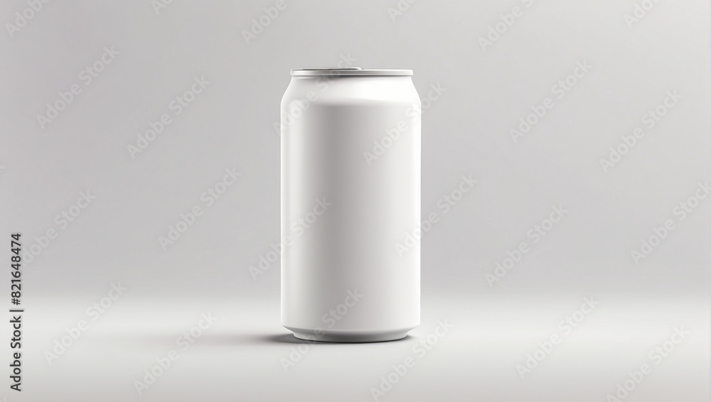white metal can for soft drinks isolated on white background white metal can for soft drinks isolated on white background