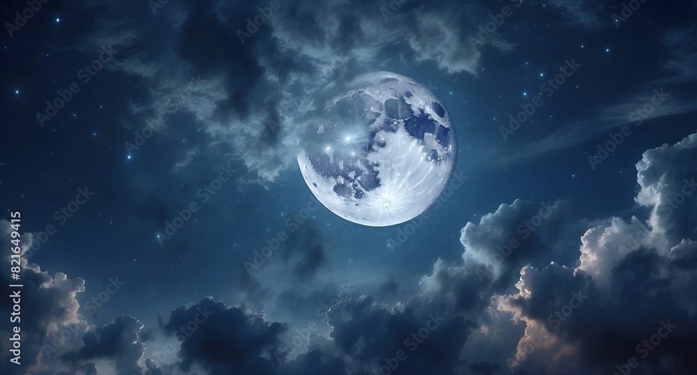 moon and clouds moon and clouds
