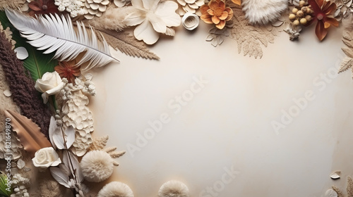Wallpaper Mural 3d art Background. Paper flower. White roses paper. Wedding decorations. Decorative bridal bouquet, isolated floral design elements. Torontodigital.ca