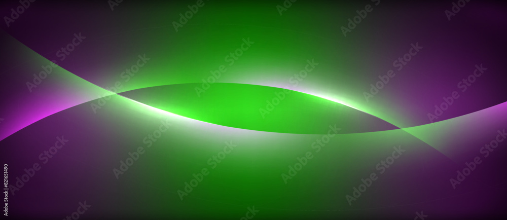Neon glowing circle rays, light round lines in the dark, planet style neon wave lines. Energetic electric concept design for wallpaper, banner, background Neon glowing circle rays, light round lines in the dark, planet style neon wave lines. Energetic electric concept design for wallpaper, banner, background
