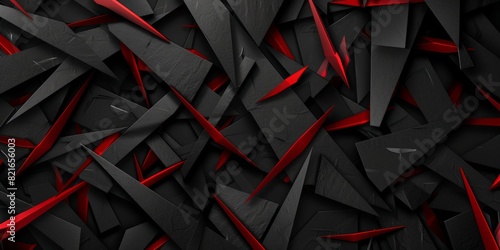red and black abstract aggressive background photo