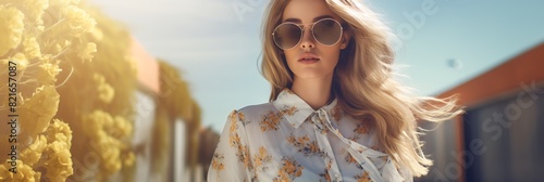Modern and stylish fashion photography for a fashion brand's summer collection