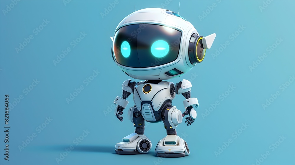 Cheerful Solar-Powered Robot Embracing Renewable Energy in a Minimalist Setting Cheerful Solar-Powered Robot Embracing Renewable Energy in a Minimalist Setting