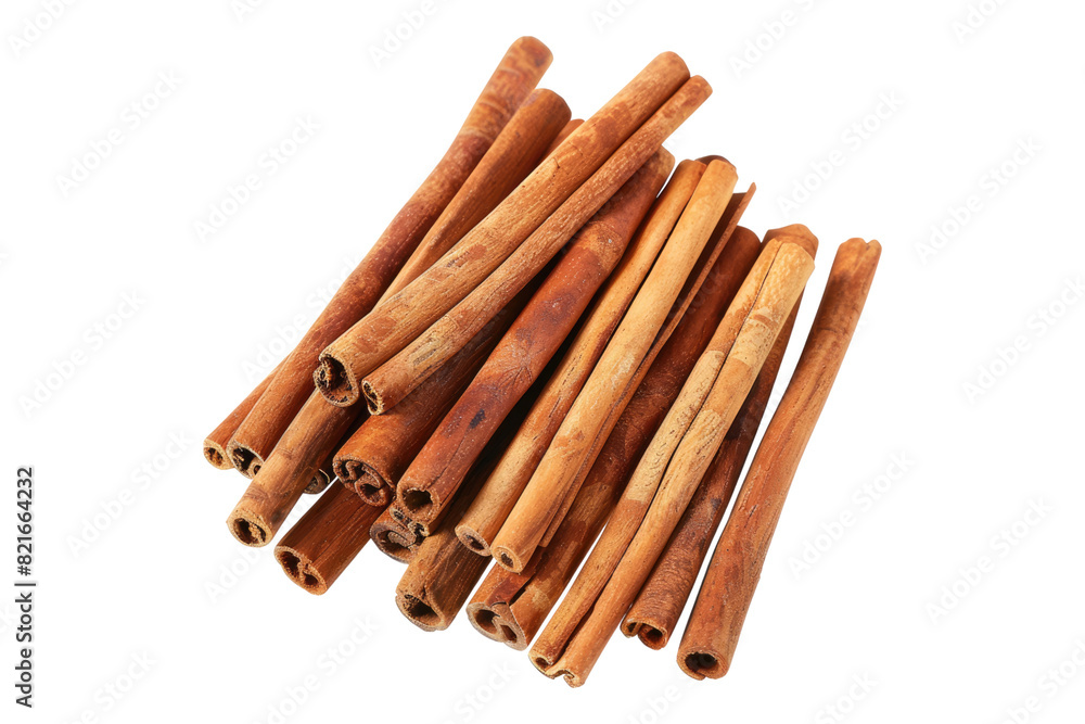 Cinnamon stick isolated on transparent background Cinnamon stick isolated on transparent background