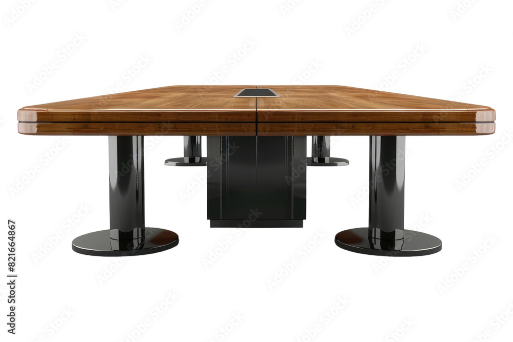 Conference table isolated on transparent background Conference table isolated on transparent background